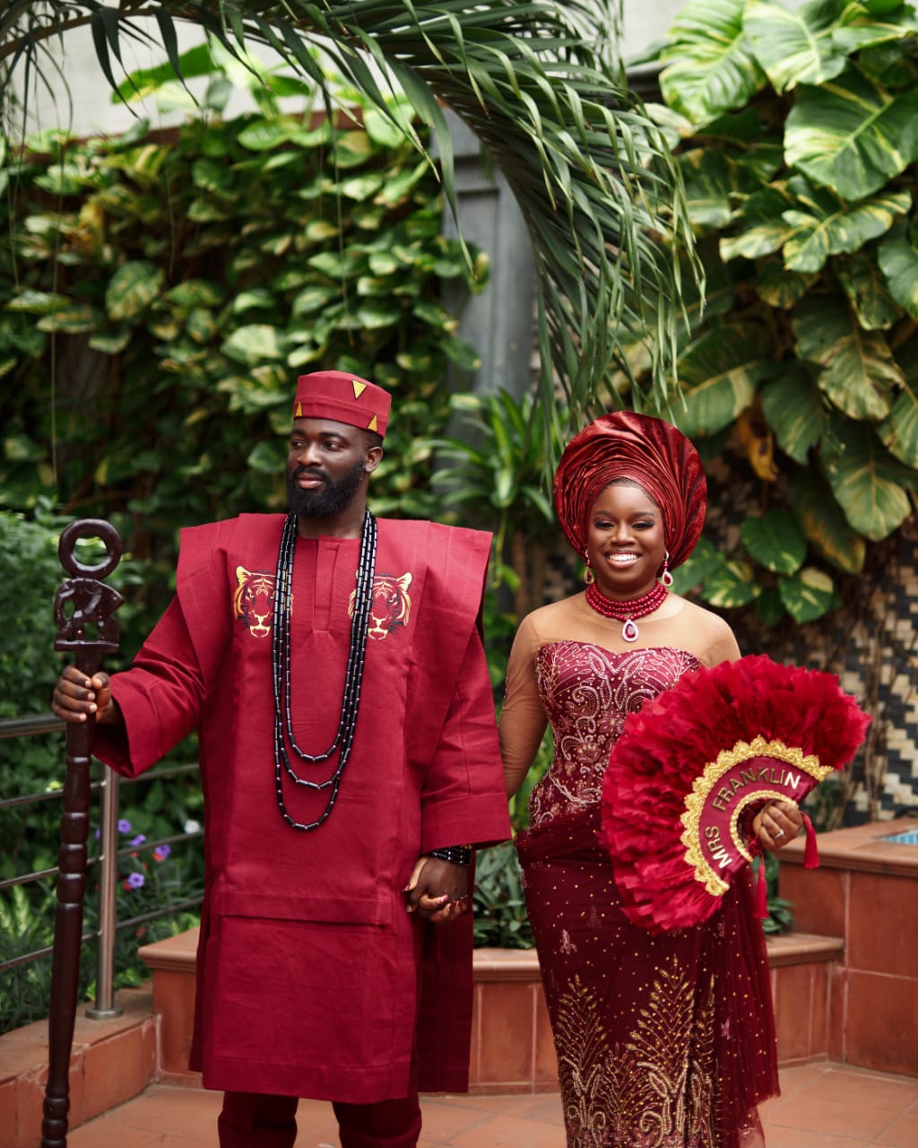 Chidimma and Dozie sharing a warm moment
